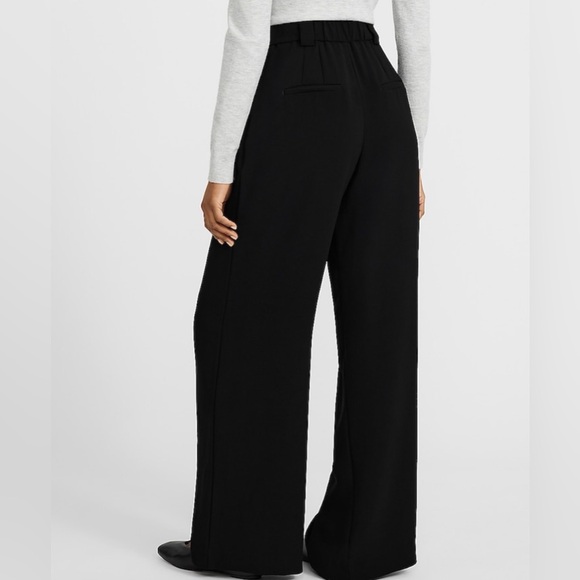 Express Textured High Waisted Relaxed Trouser - Picture 2 of 7